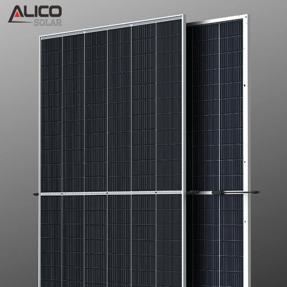 Painel fotovoltaico PERC de meia célula de 500 W e 550 W e 605W Para o sistema Solar doméstico