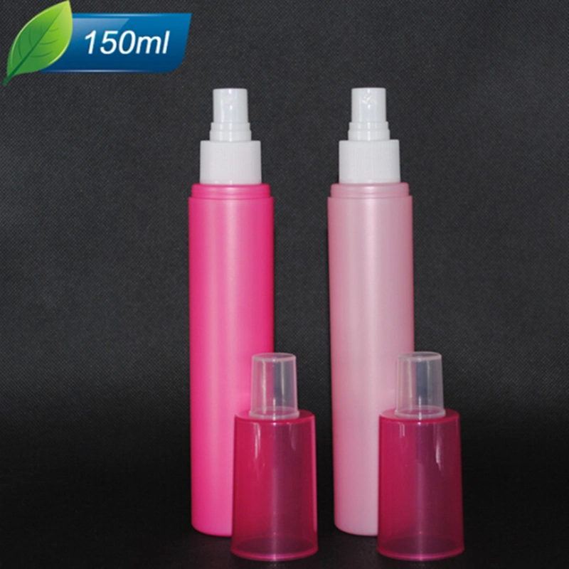 150ml Rose Red Spray Lotion Empty Bottle with Protective Cap