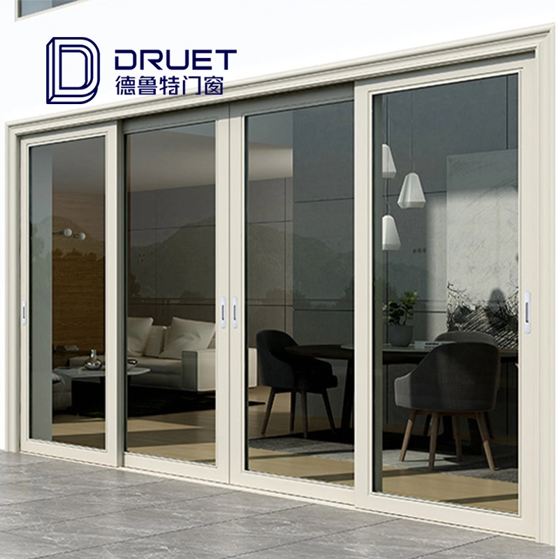 Laminated Glass Electric Control Automatic Sliding Door with German Lock