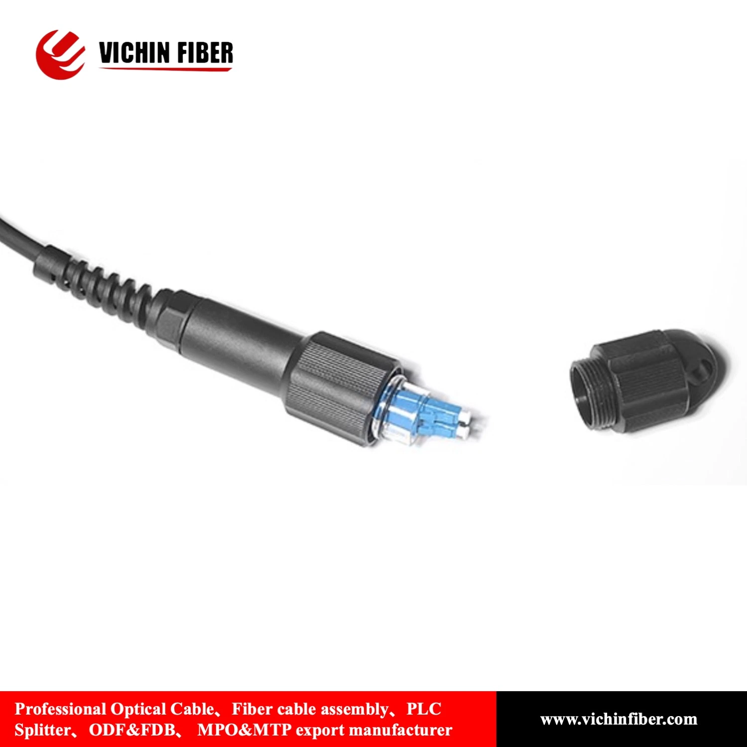 Ipfx AMP LC Type Fiber Optic Ftta Waterproof Connector