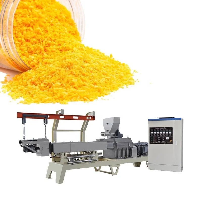 Granular Shrimp Dry Bread Crumbs Coating Machinery Panko White Bread Crumb Machine