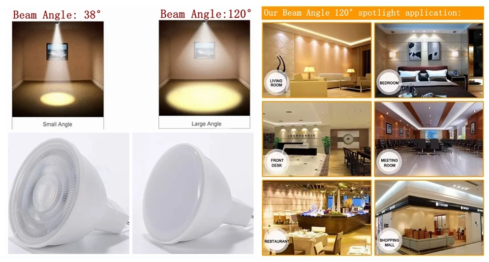 Professional Design Commercial Lighting Aluminium Bulb GU10 LED Spotlight