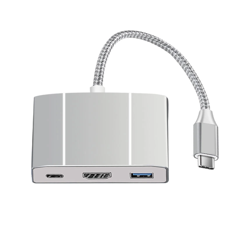 5in1 USB-C Multiport Hub High-Detinition 85W Pd USB3,1 Docking Station