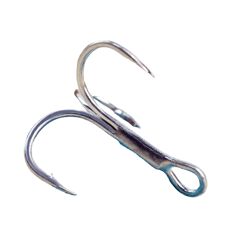 Olecranon Blood Groove Round Bent Three Anchor Treble Hook