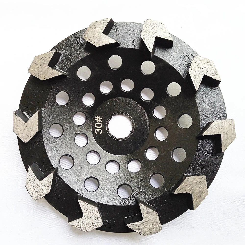 Sintered Diamond Segment Metal Grinding Disc Block Wheel Diameter 4/5/6/7 Inch or Epoxy Solidified Terrazzo Concrete