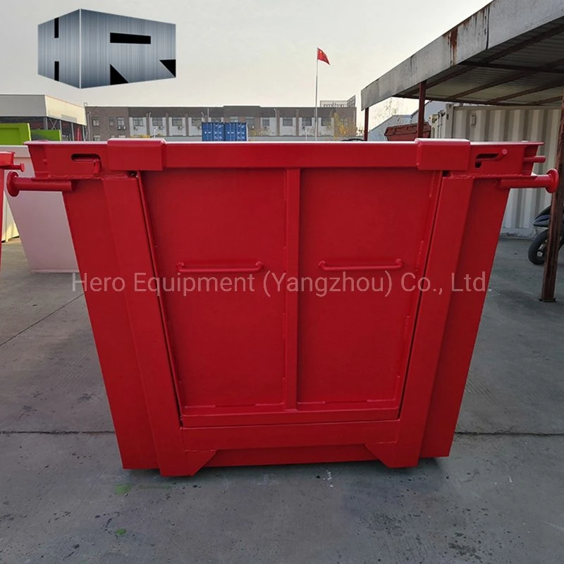 Outdoor Steel Garbage Waste Container Metal Recycle Bin