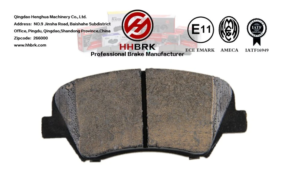 D1971Chinese Factory Auto Parts Ceramic Metallic Carbon Fiber Brake Pads, Low Wear, No Noise, Low Dust Long Life Hyundai