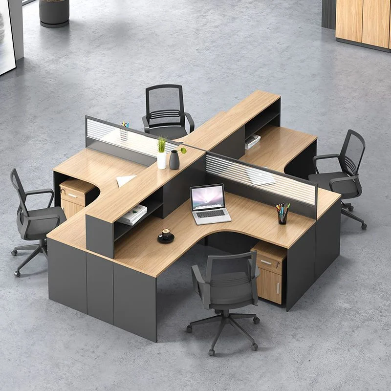 Simple and Modern Staff Desk Wood Furniture