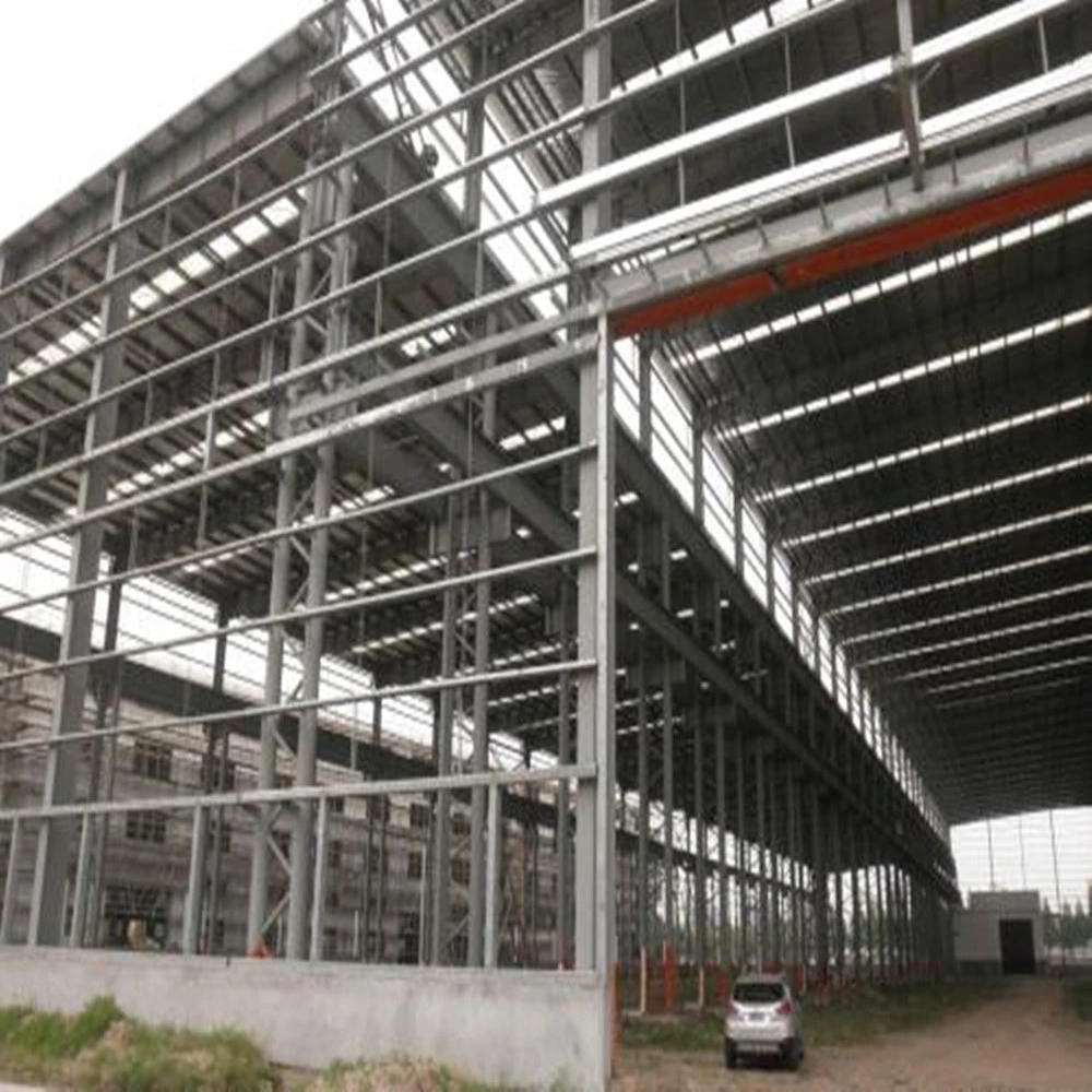 SGS Certificate Welded H Steel Metal Building Material Workshop, Storage, 4s Car