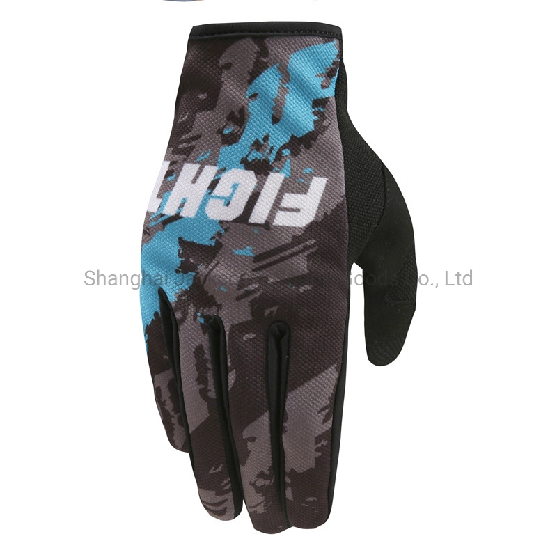 Hommes′ S respirante et durable gants de course Mountain Bike Racing Gants MTB MX gants avec impression en silicone pour les sports tout-terrain