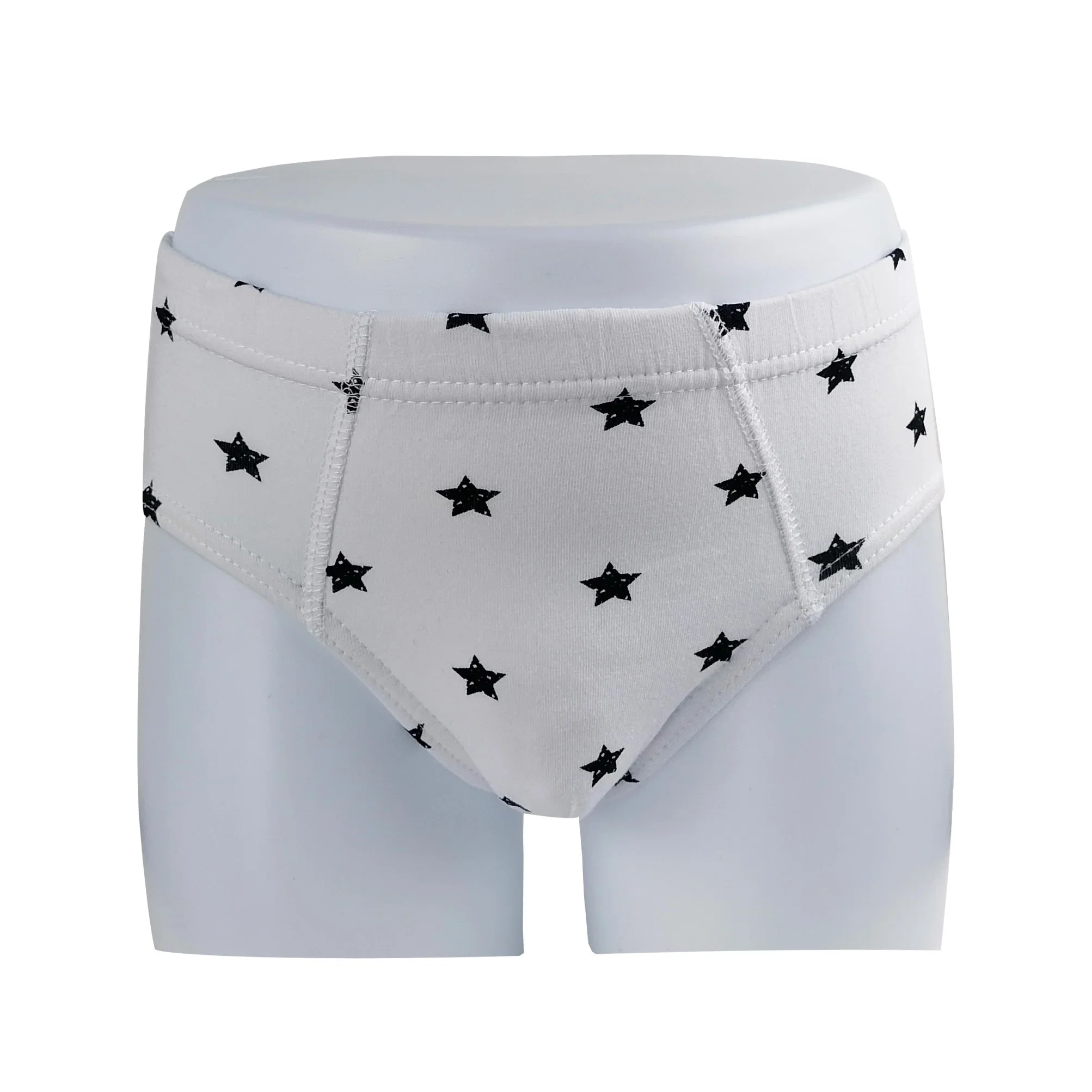 Wholesale/Supplier Customize Cute Star Print Breathable Cotton Boys Briefs