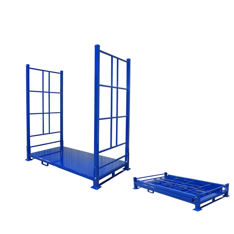 ODM OEM Étagères de rangement en métal revêtues de poudre personnalisées Rack à pneus réglable Palette en acier Racks de stockage empilables mobiles pour entrepôt