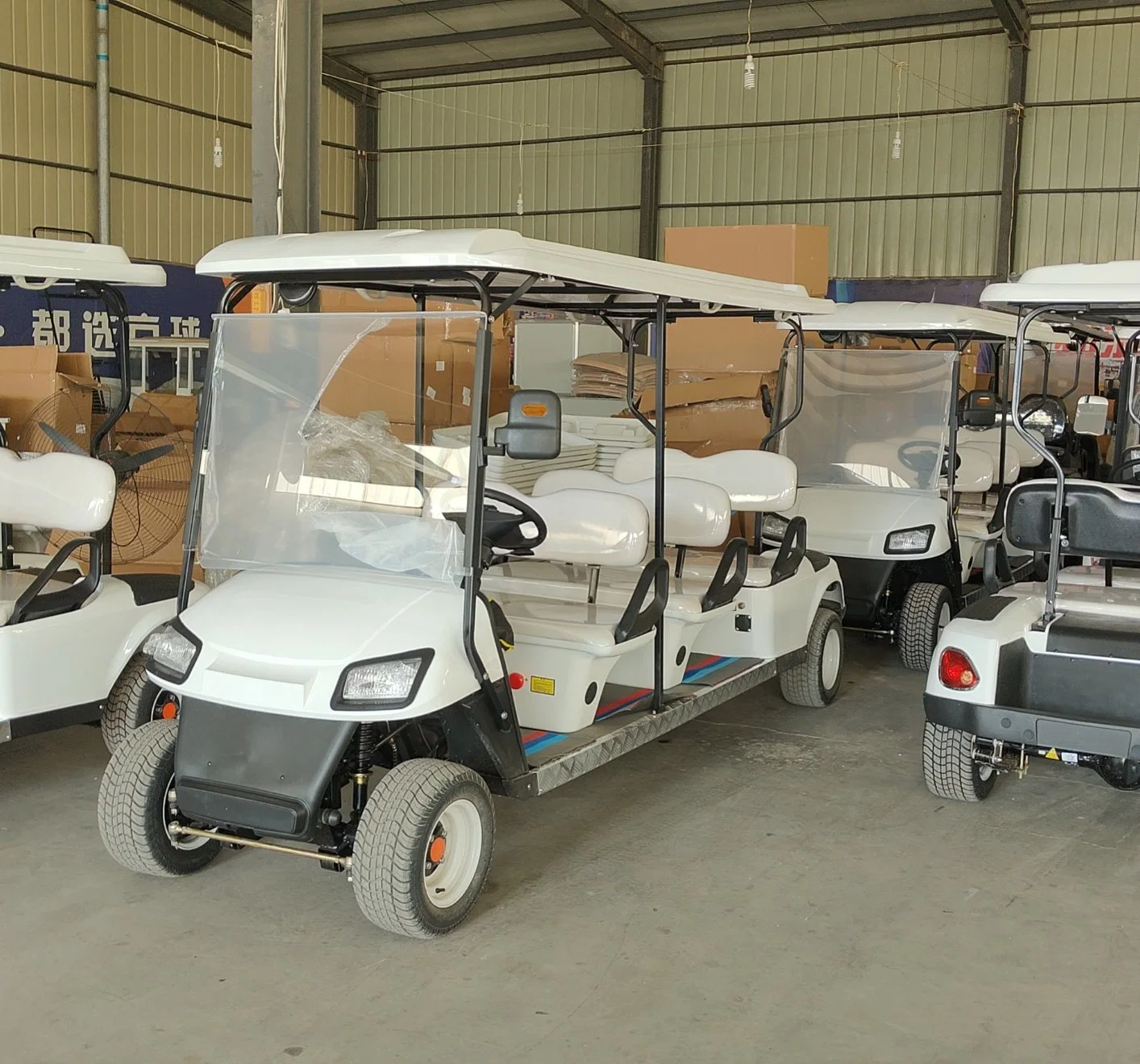 2 Person 72V Ht-A2 Electric Lifted Golf Cart off Road Buggy with Lithium Battery for Club Use