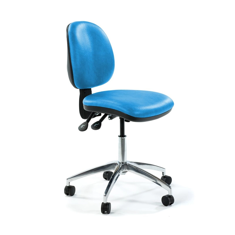 Dental Clinic Use Ergonomic Micro Fiber Leather Furniture Assistant Dental Stool Chair