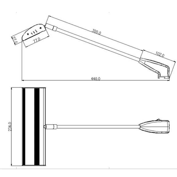 Clip pour scène photo lampe en aluminium pour stand d'exposition GROW LED