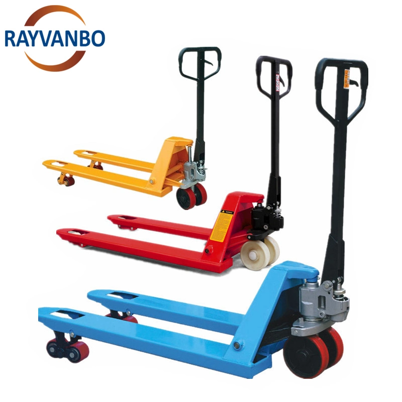 China 1ton 2ton 3ton Hydraulic Manual Gabelstapler Hand Lifter Handgriff Elektrischer Palettenwagen