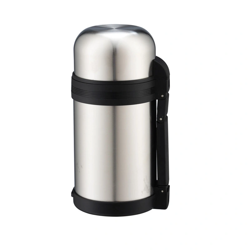 Stainless Steel Vacuum Travel Coffee Pot with Strap