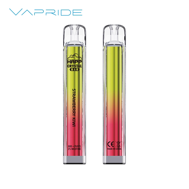Vapride Crystal Bar 600 Puffs 20mg Nicotine Vape Pen Disposables
