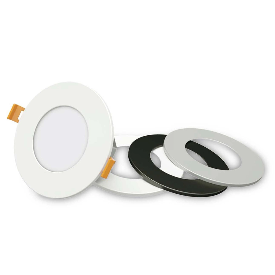 CETLus es Die Casting Trims magnéticos 4inch Multi Fit Thinled Downlight redonda