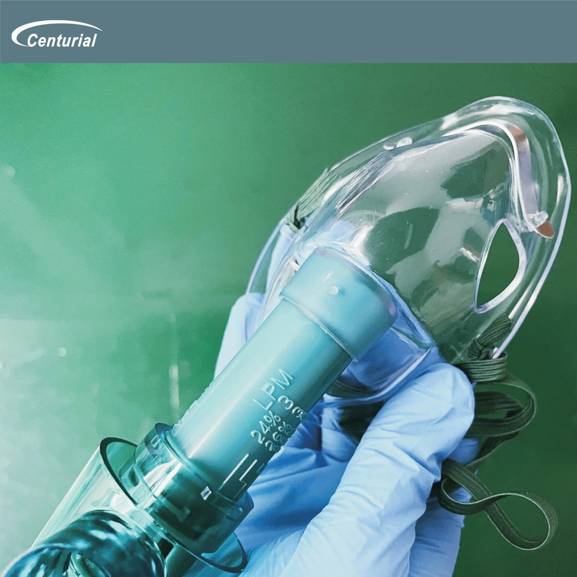 Medical Disposable PVC Adjustable Venturi/Multi Vent Mask with Oxygen Tube