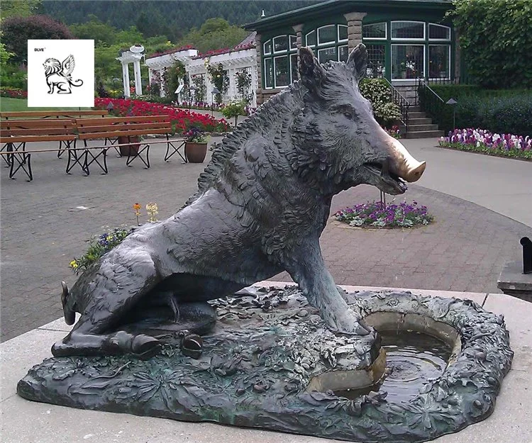 Fabricación de bronce de las ventas de Lobo Coule estatua escultura Animal Basg-30