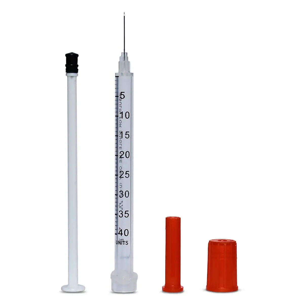 Hot Sale Medical 0.3cc 0.5cc 1cc Disposable Insulin Syringe