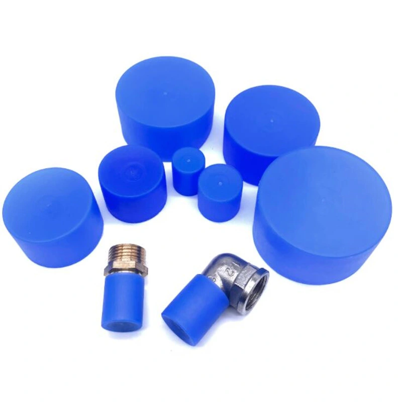 PVC Outer Dust Cover, Stainless Steel Pipe Protective Cap, Round Pipe Plastic Pipe Plug, External Buckle Steel Pipe Plastic Pipe Capstainless Steel Pipe Plug