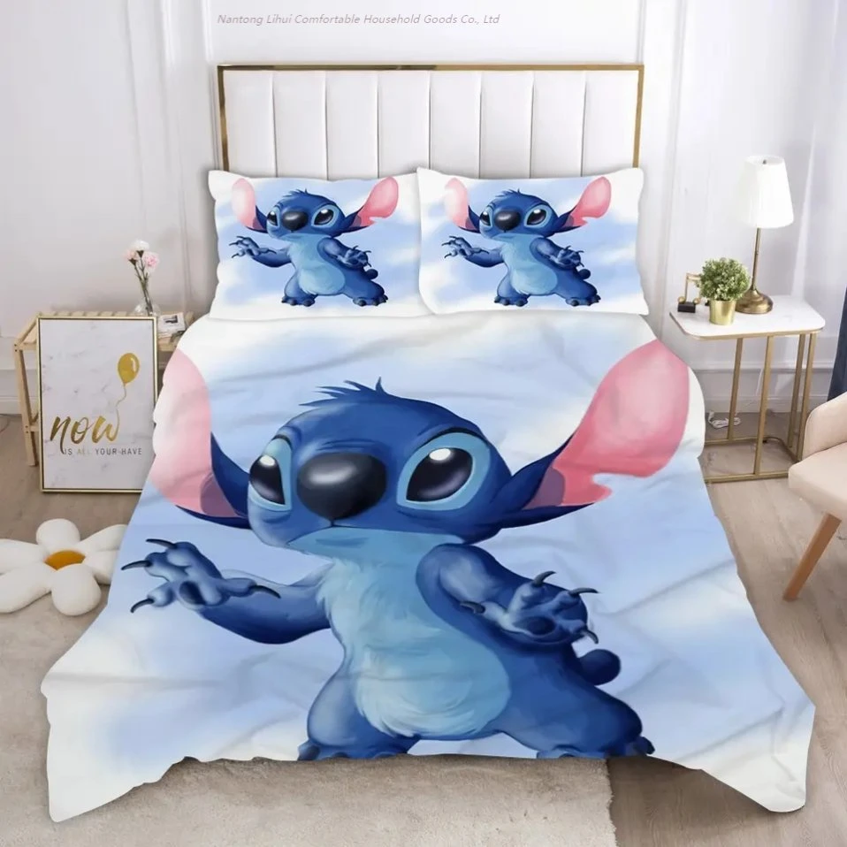 Jogo de cama de Natal com impressão digital e roupa de cama em caixa de pillowcase Cubra a capa do travesseiro para o Family Hotel Supplies King