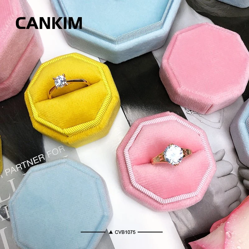 Cankim Ring Jewelry Box Ornament Gift Storage Ring Box Jewelry Logo Boxing Ring for Sale