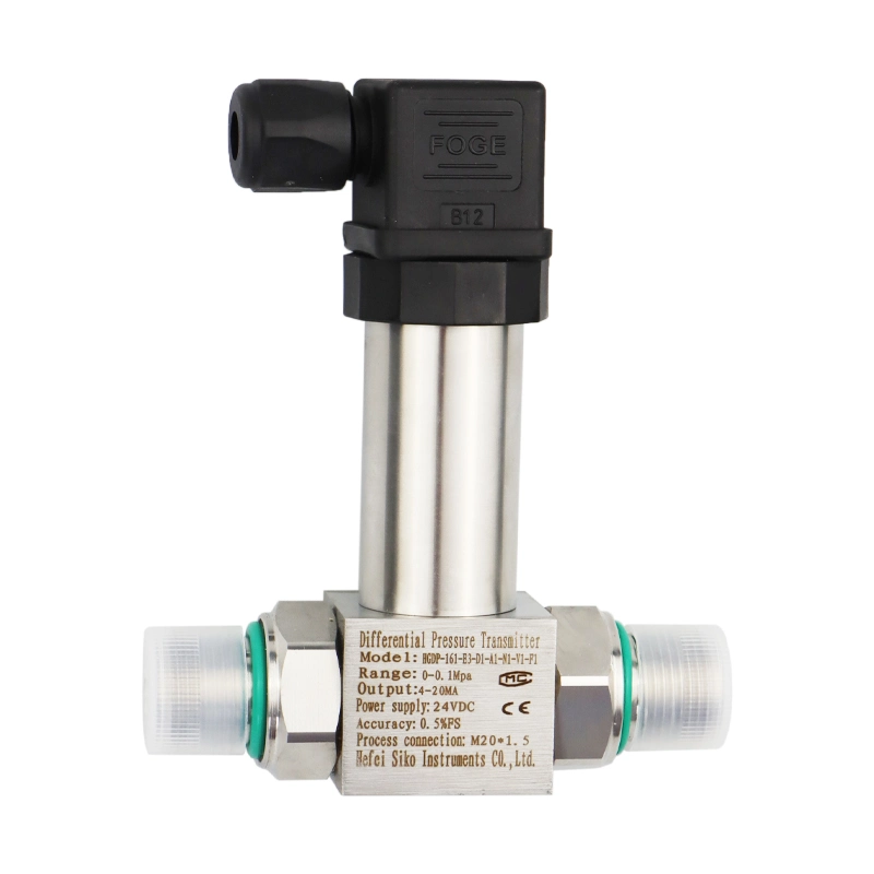 DC 24V Analog 4-20mA Output 1/2 NPT Thread 5kpa Liquid Oxygen Differential Pressure Sensor