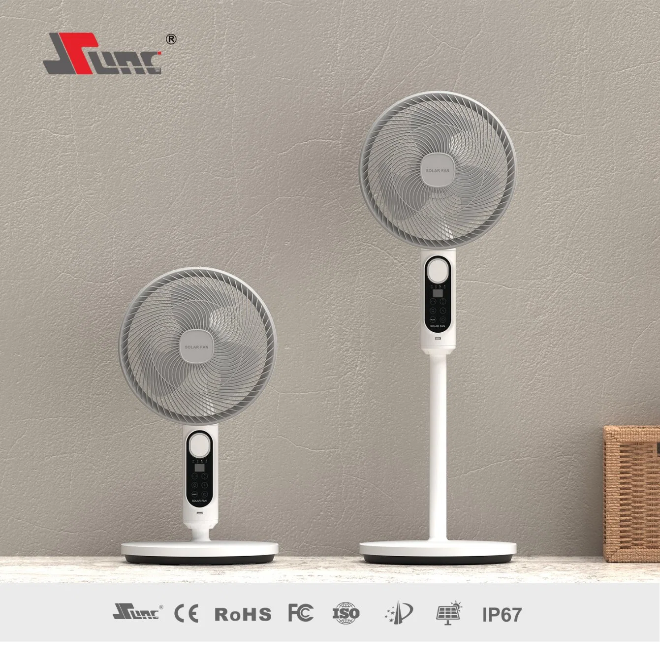 2023 14 Inch New Design Wall Fans 360 Degree Adjustable Speed Air Circulator Hanging Wall Mounted Fan with Remote Control