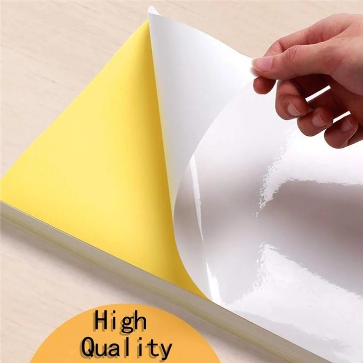 One Side Cast Coated Self Adhesive Paper Sticker Paper for Label