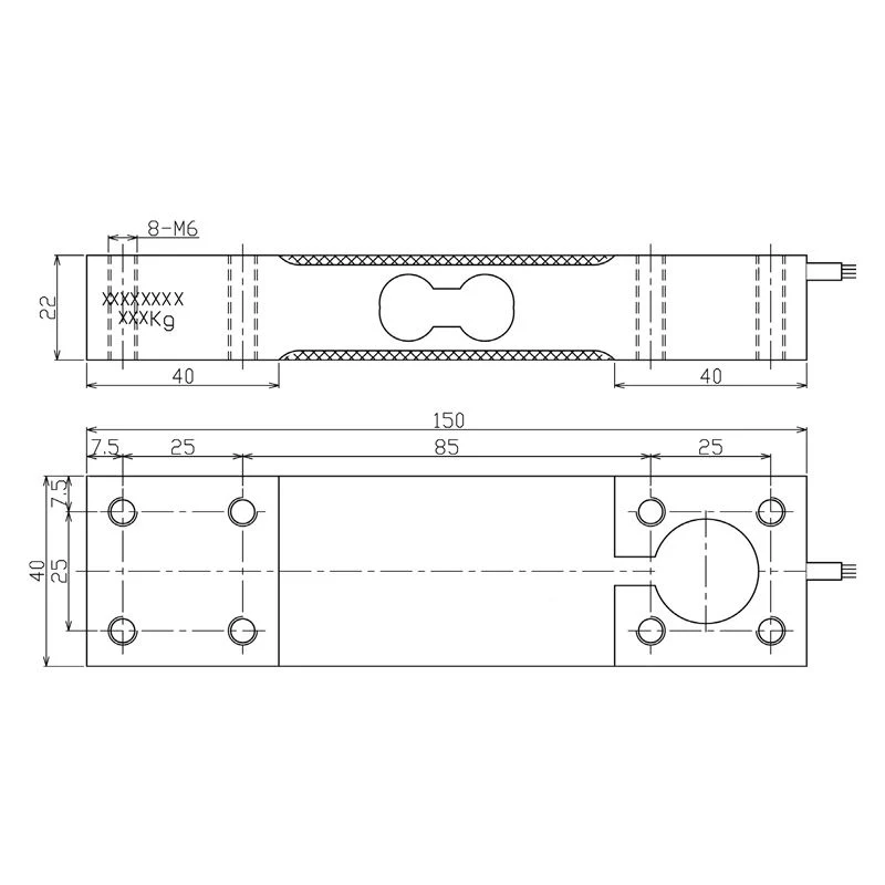 LC1540 Venta en caliente 10kg20kg30kg50kg Peso sensor célula de carga punto único Célula de carga para la escala de plataforma