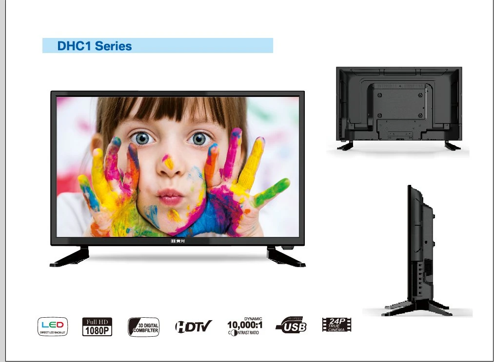39 Zoll Smart TV LED-Fernseher Professionelle TV-Hersteller flach Angezeigt