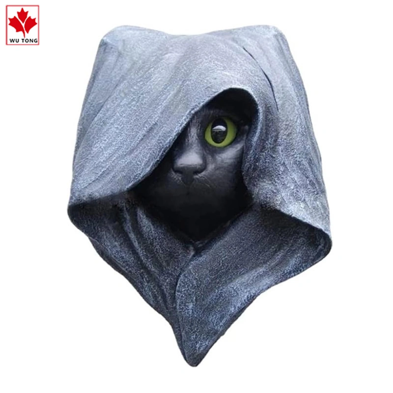 Halloween Resin Revenge Cat Figurine Craft Home Decoration Animal Gift