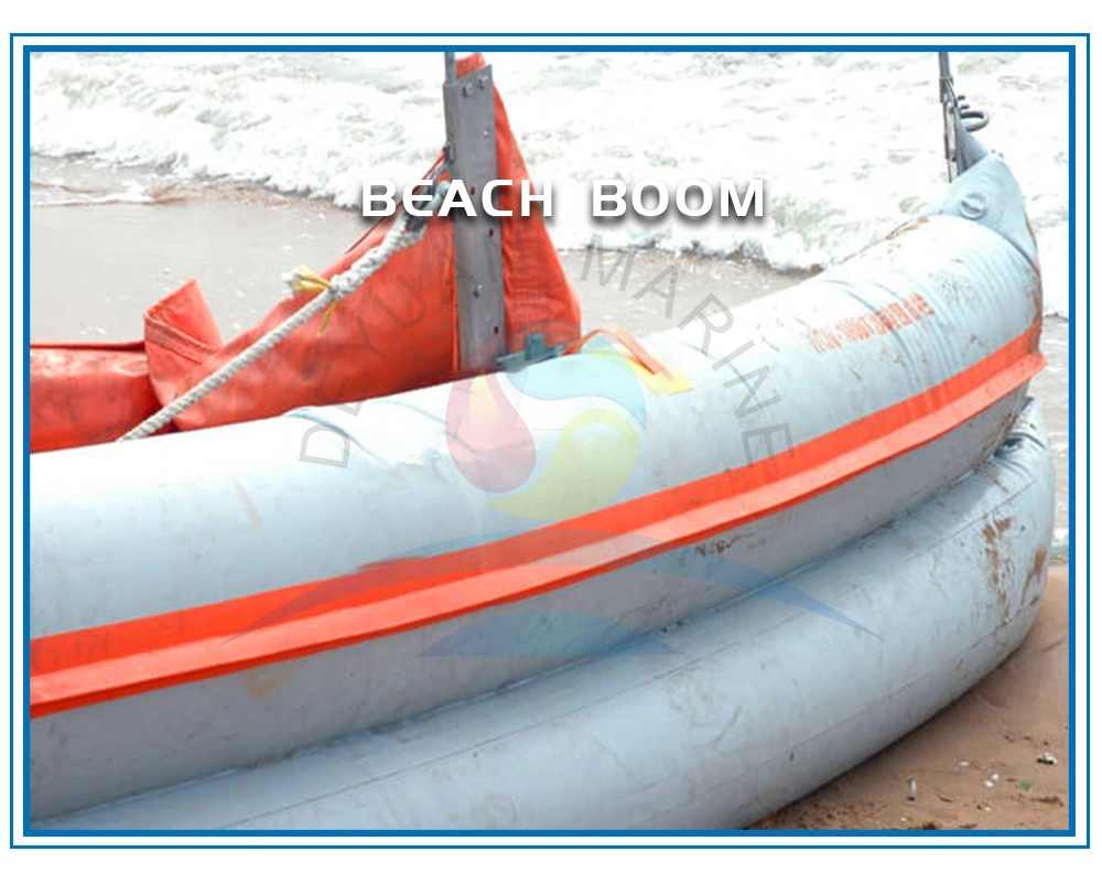 Orange PVC Beach Sealing Oil Boom