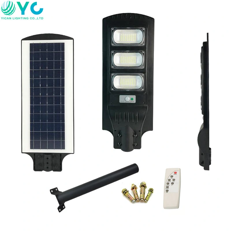 Wholesale/Supplier Best Price 100W 150W 200W 250W Outdoor Deck Energy Powered Panel Flood Motion Sensor Road Battery Garden Wall LED All in One Solar Street Light