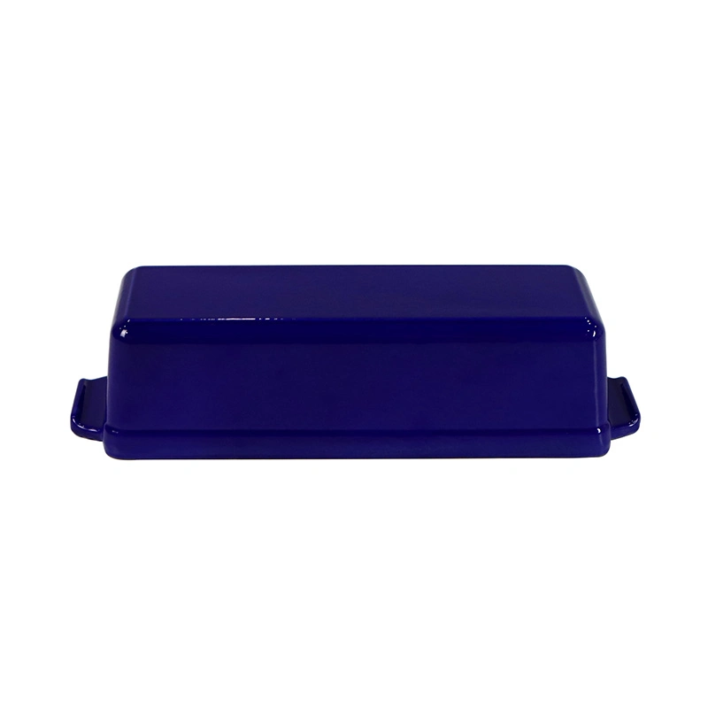 Rectangular Enamel Baking Mold Cast Iron Bread Pan with Lid