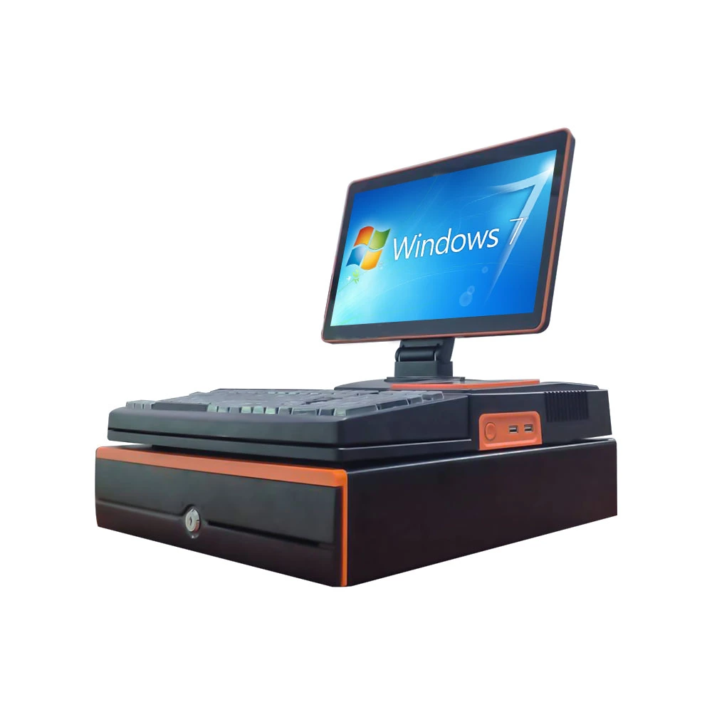 Hot POS-Maschine mit Termina-Drucker Kasse Barcode-Unterstützung IC-Karten-POS-System