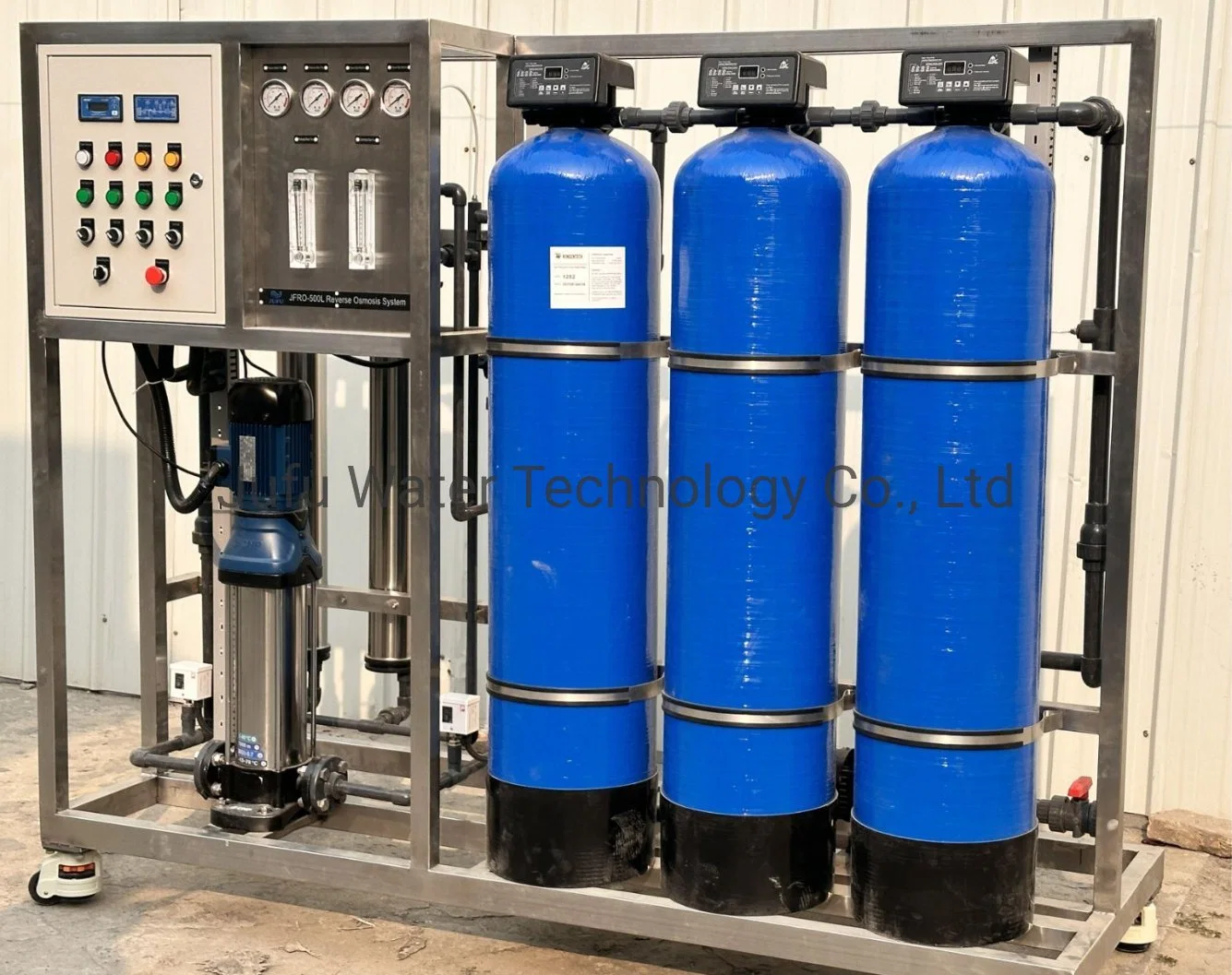 500 l/h usine commerciale osmose inverse eau système de filtration d'eau potable Équipement de purification de traitement usine de filtration RO produit certifié ce