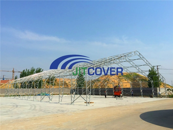 Prefab Clear Long Span Fabric Painted Steel Framed Structure Used Warehouse Buildings for Sale