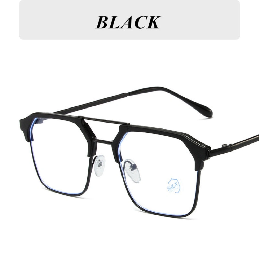 2023 Klassische Antiblue Light Optische Brillen Unisex Doppelbrücke Rahmen Modische Brille