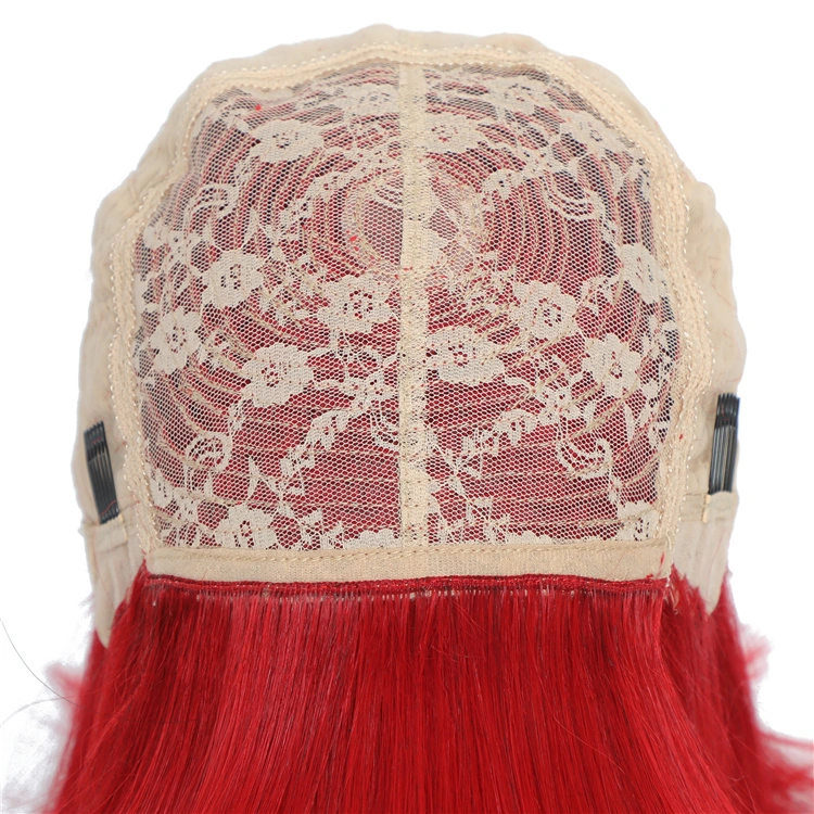 Kbeth Red Color Bob Wig for Black Women Gift 2021 Summer Cool Remy Breathable 12 14 16 Inch Straight Short Human Hair HD Full Lace Wigs Wholesale/Supplier