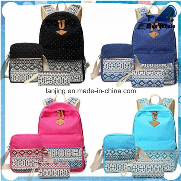 Women Backpack Girl School Fashion Rucksack Canvas Travel Bags