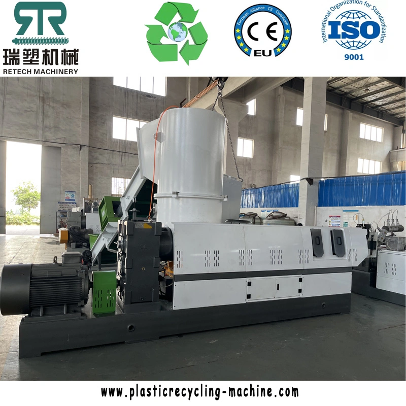 PE/LDPE/LLDPE/HDPE Film ABS/PS/EPS/EVA/PA/TPU Flakes PP Woven Non-Woven Fiber/Fabric/Silk Compactor Agglomeration/Extrusion Recycling Granulation Machine