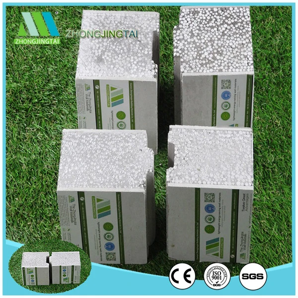 Easy to Install Composite Sandwich Cement Wall Panel Insulated Building Material