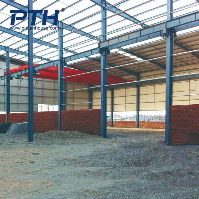 Prefabricated Building Project in India Steel Structrue for Warehouse