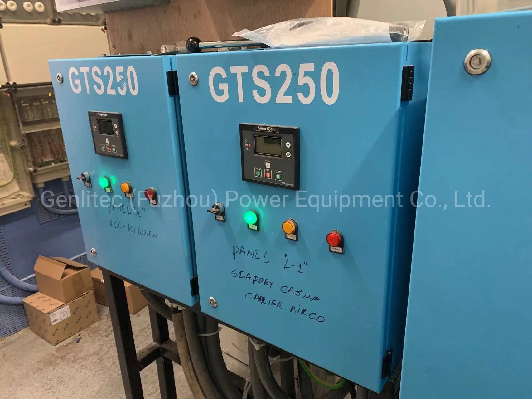 Wall Mounted Type 250A 250AMP Automatic Transfer Switch Equipment for Cummins Generator