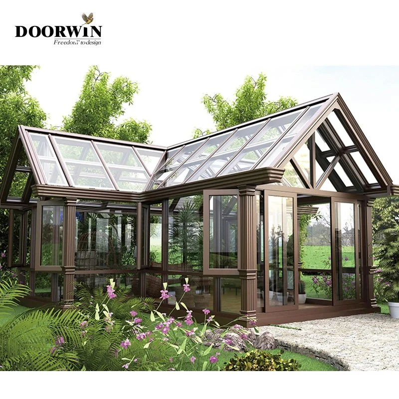 Beijing China (Mainland) Power Coating Doorwin Wood Packaging Arc Window Sunroom