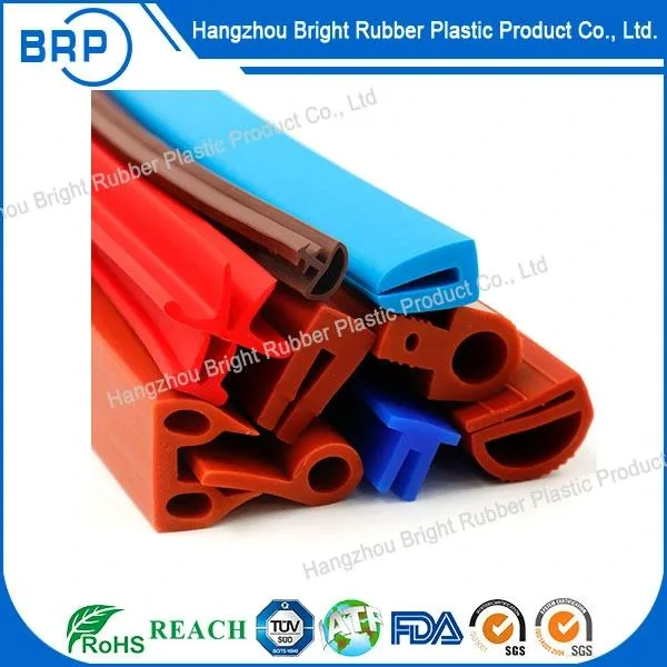 OEM Rubber Extrusion Strip Extruded Foam Silicone Products